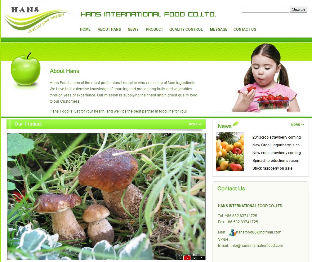 HANS INTERNATIONAL FOOD CO.,LTD